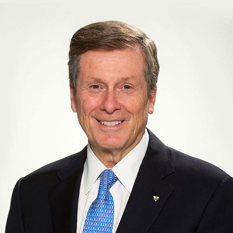 Headshot of His Worship, John Tory, Mayor of the City of Toronto.