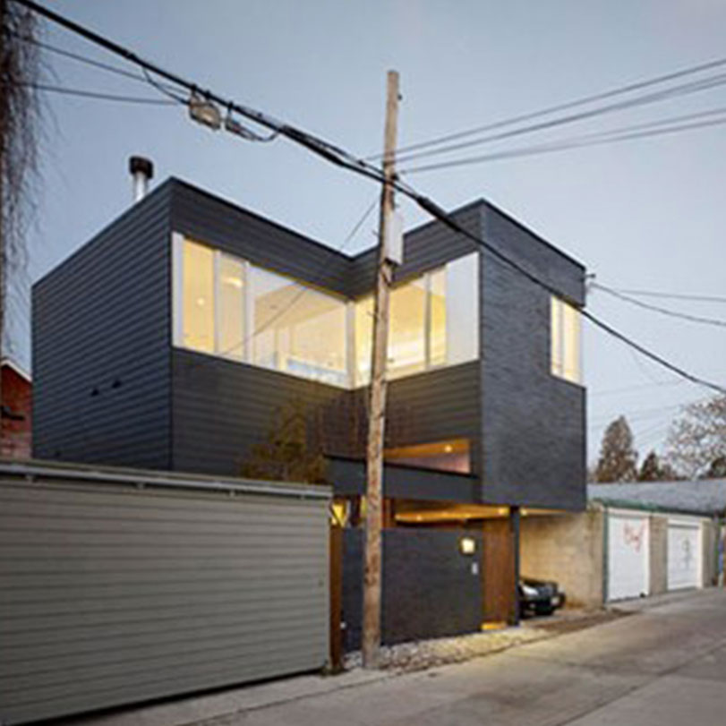 A modern single-family home.